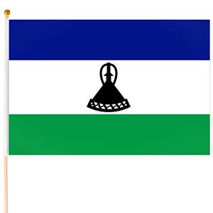 Lesotho vlajka malá