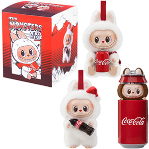 Labubu bábika Coca Cola kľúčenka Blind Box