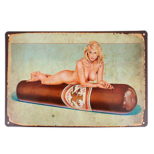 Plechová tabuľa Havana Cigara 30x20cm