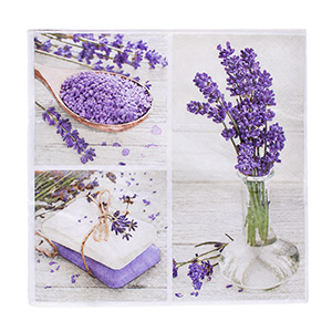 Servítky Vintage Lavender 20ks 33x33cm