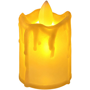 LED sviečka náhrobná 6cm