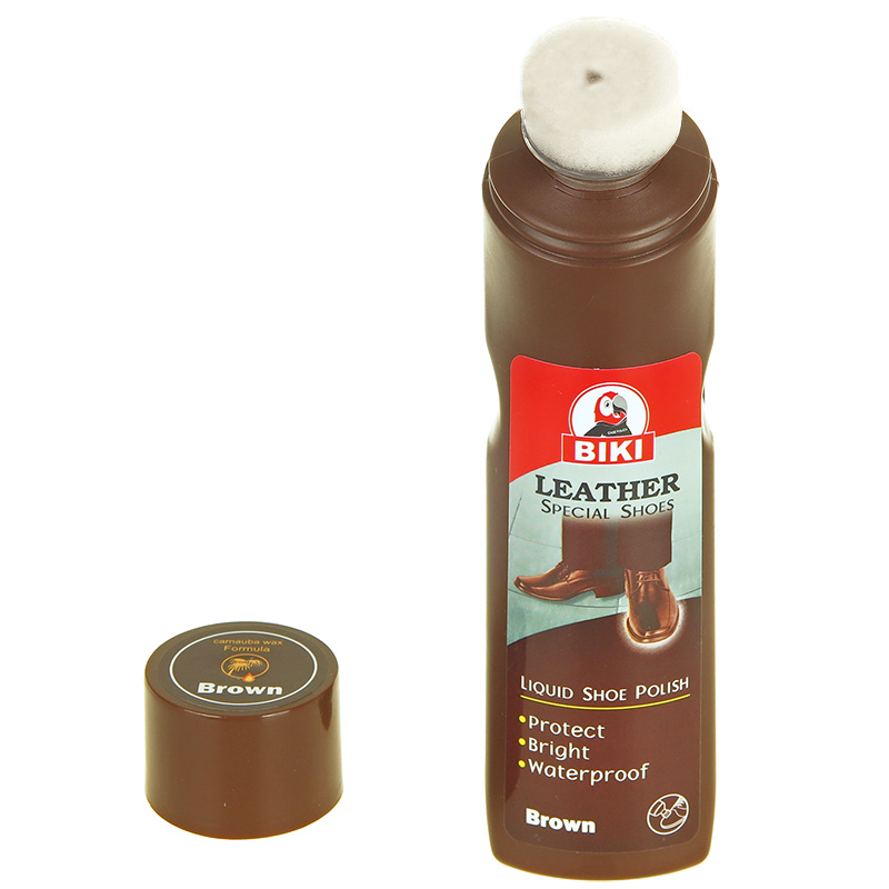 Tekutý krém na obuv Biki hnedý 75ml