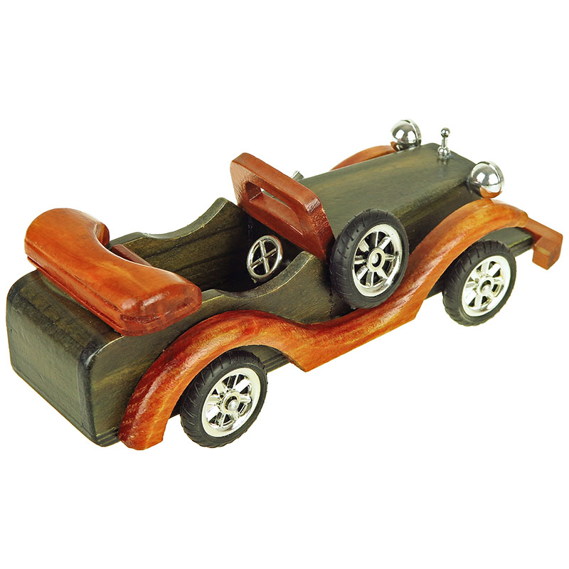 Drevený model auta cabriolet 24cm