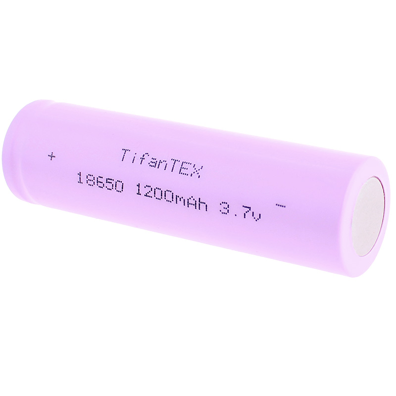 18650 Batéria nabíjateľná 1200 mAh 3,7V s výstupkom TFT