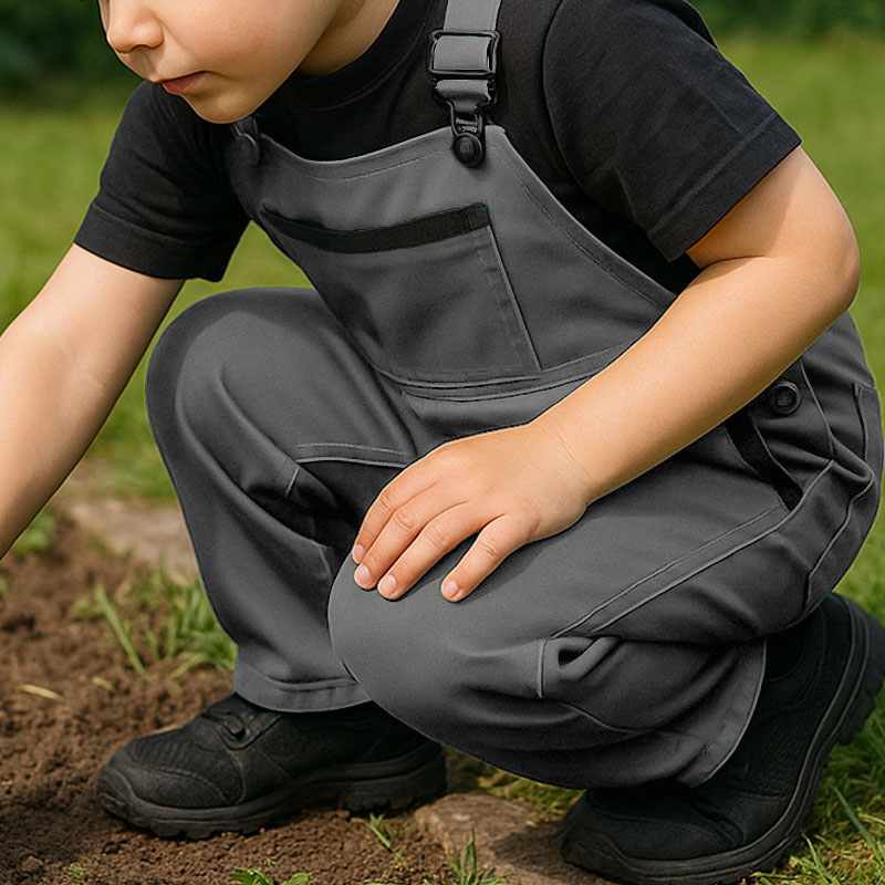 detské monterky NIKA sivočierne 104 – 140