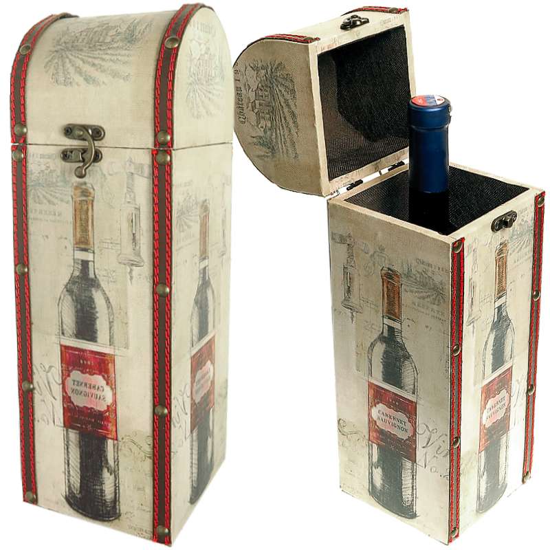 Drevená truhlica na víno Cabernet Sauvignon