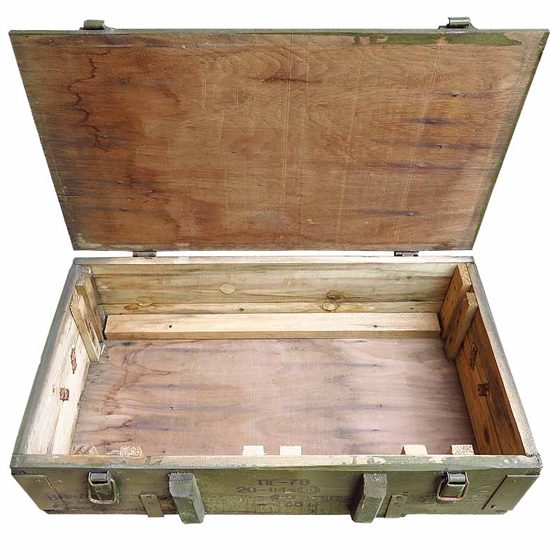 Drevená bedňa vojenská 80x45x24 II trieda