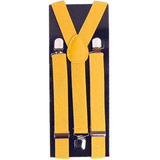Traky na nohavice žlté 2,5cm
