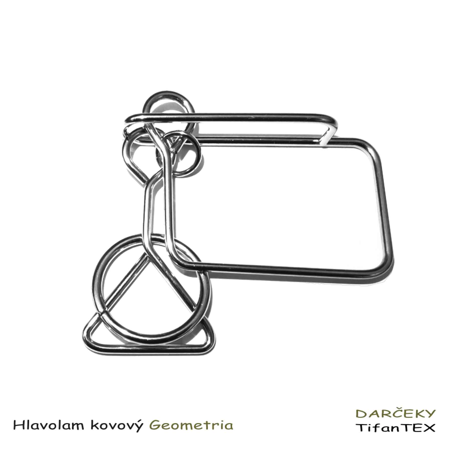 Hlavolam kovový Geometria Hlavolam kovový Geometria