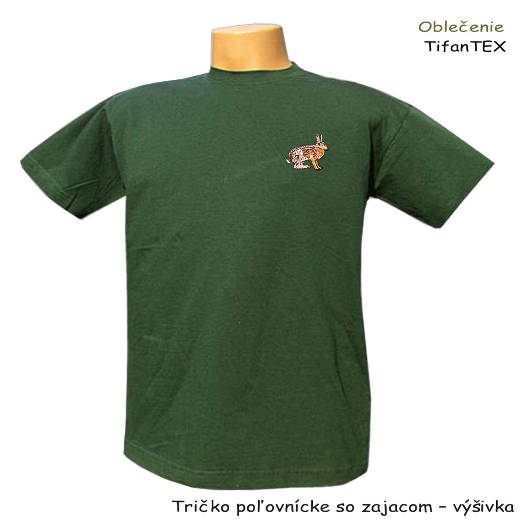 Tričko poľovnícke so zajacom